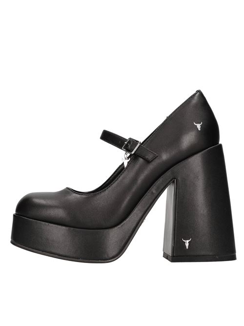 Décolleté in pelle WINDSOR SMITH | KISSES LEATHERNERO